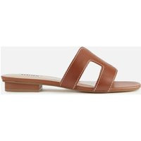 Dune London Women's Loupe Leather Mule Sandals - Tan - UK 4 | The Hut (Global)