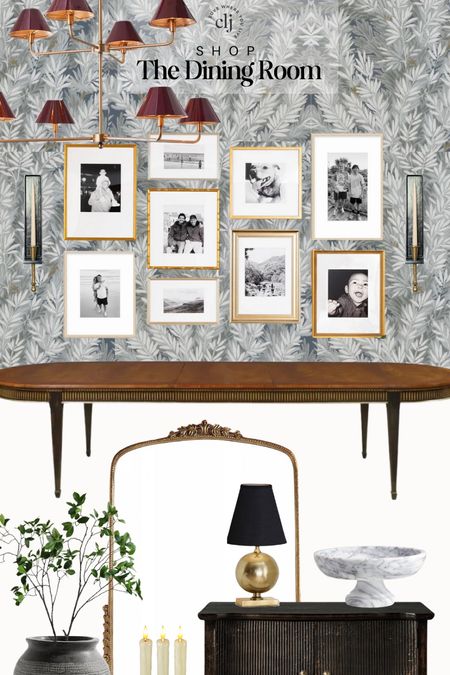 Shop the dining room! 

Dining table, wallpaper, gallery frames, sconces, taper candles, wall mirror, credenza, lamp, decor

#LTKstyletip #LTKhome #LTKfamily