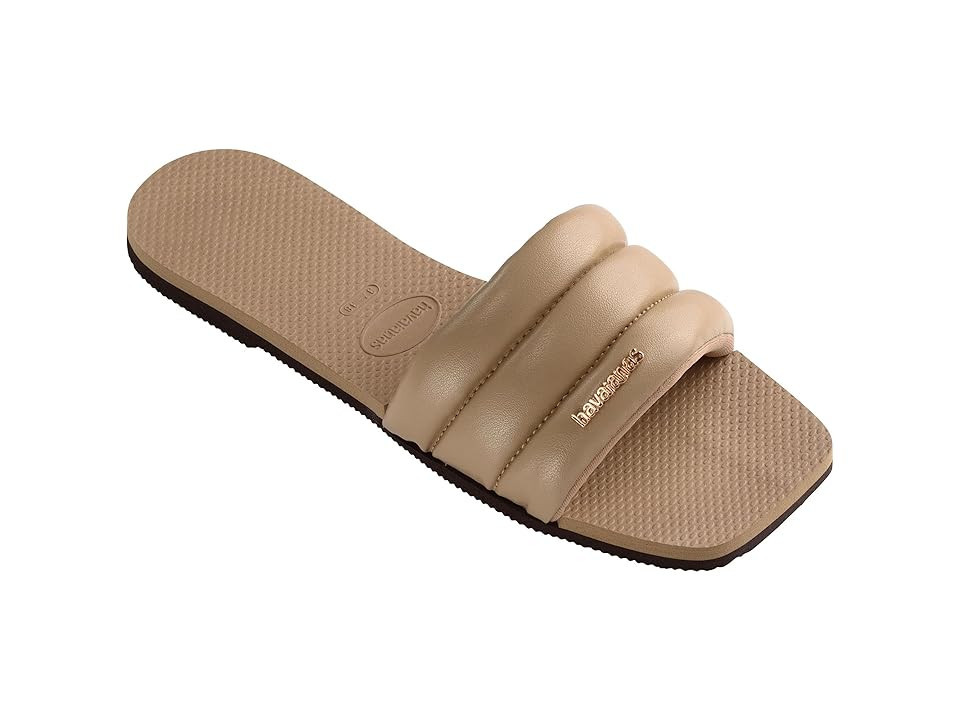 Havaianas You Milan Flip Flop Sandal Women's Sandals Rose Gold : EU 41-42 (US Men's 9-10 - Women's 11-12) M, Leather/Rubber | Zappos