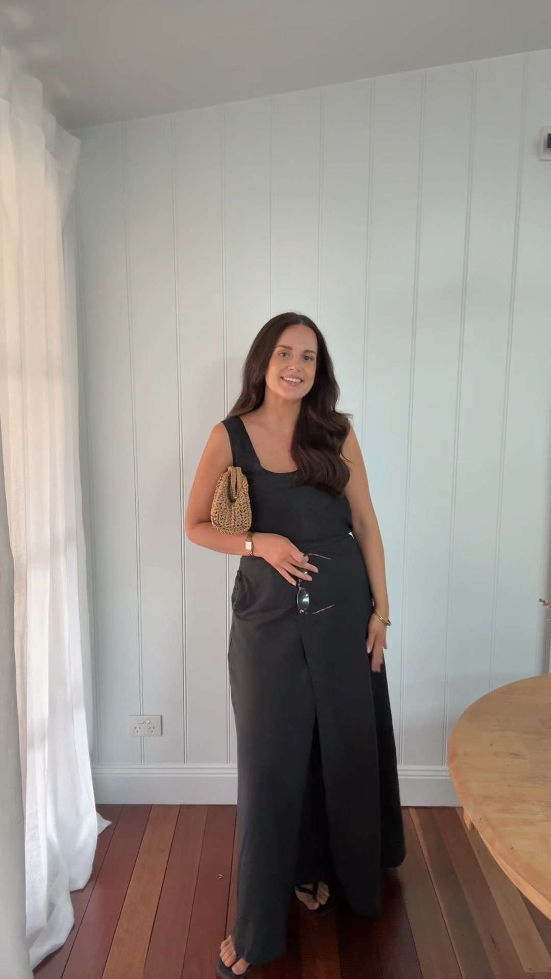 All black outfit - natural fibres!! Silk linen black cami with a flax linen wrap maxi skirt 🖤

#LTKsummer #LTKdatenight #LTKover50style