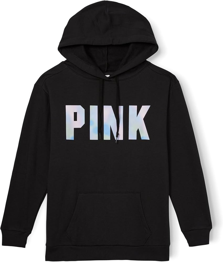 Victoria's Secret Women's PINK Logo Campus Hoodie Sweatshirt (XS-XXL) | Amazon (US)