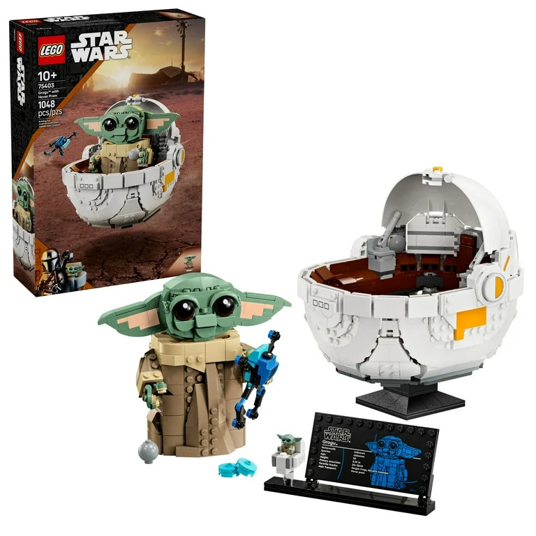LEGO Star Wars Grogu with Hover Pram Building Toy Set - Star Wars Toy for Kids, Boys & Girls, Age... | Walmart (US)