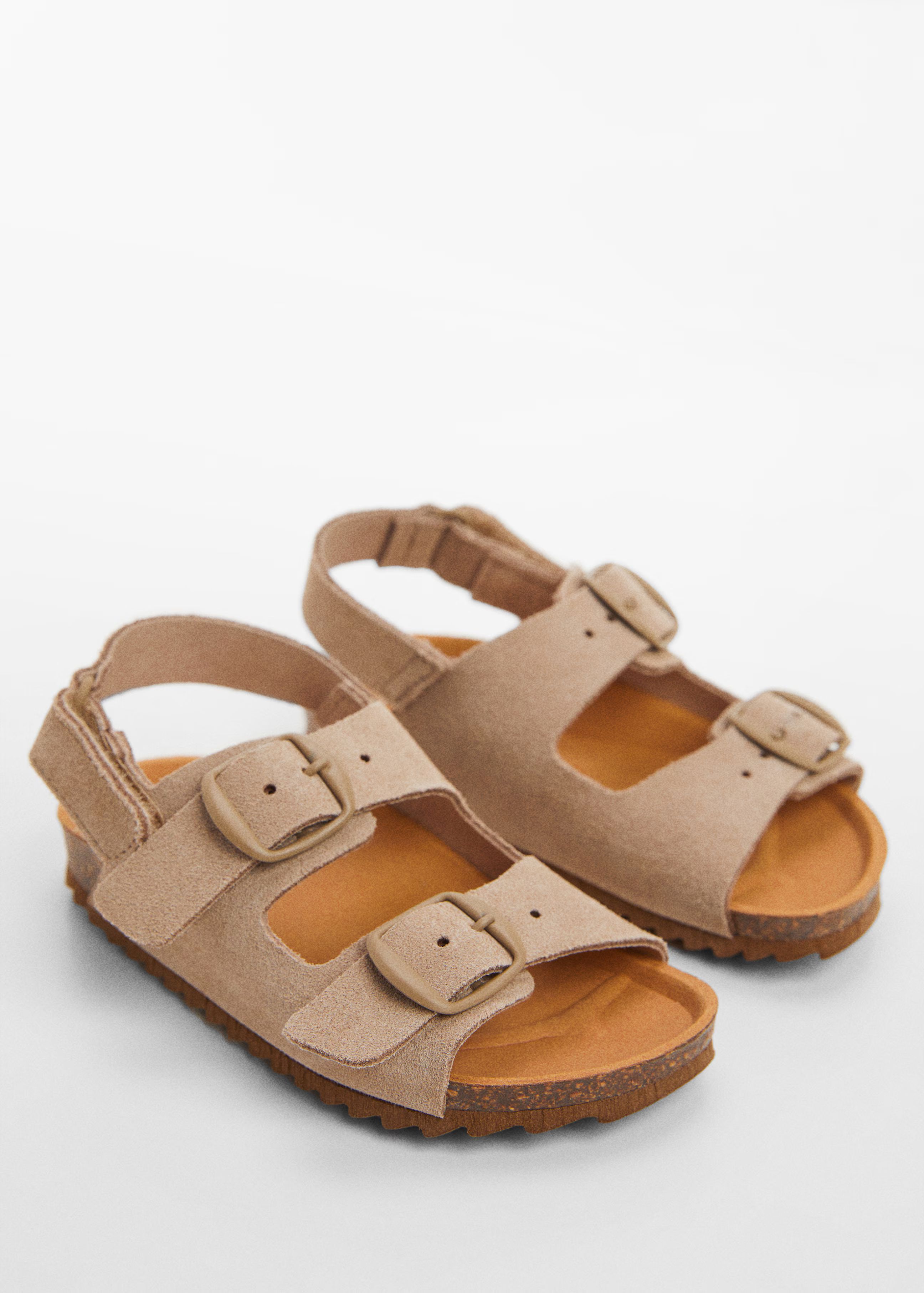 Buckle leather sandals | MANGO (US)