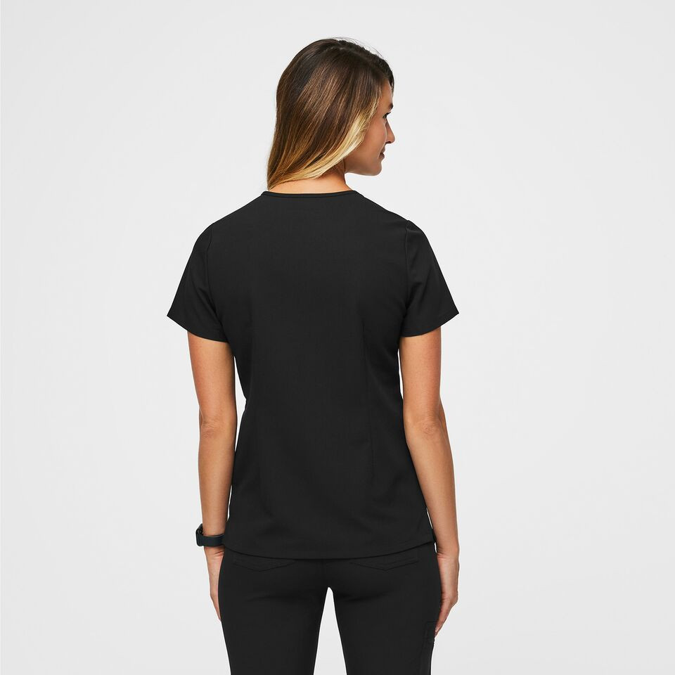 Women's Catarina One-Pocket Scrub Top™ - Black · FIGS | FIGS