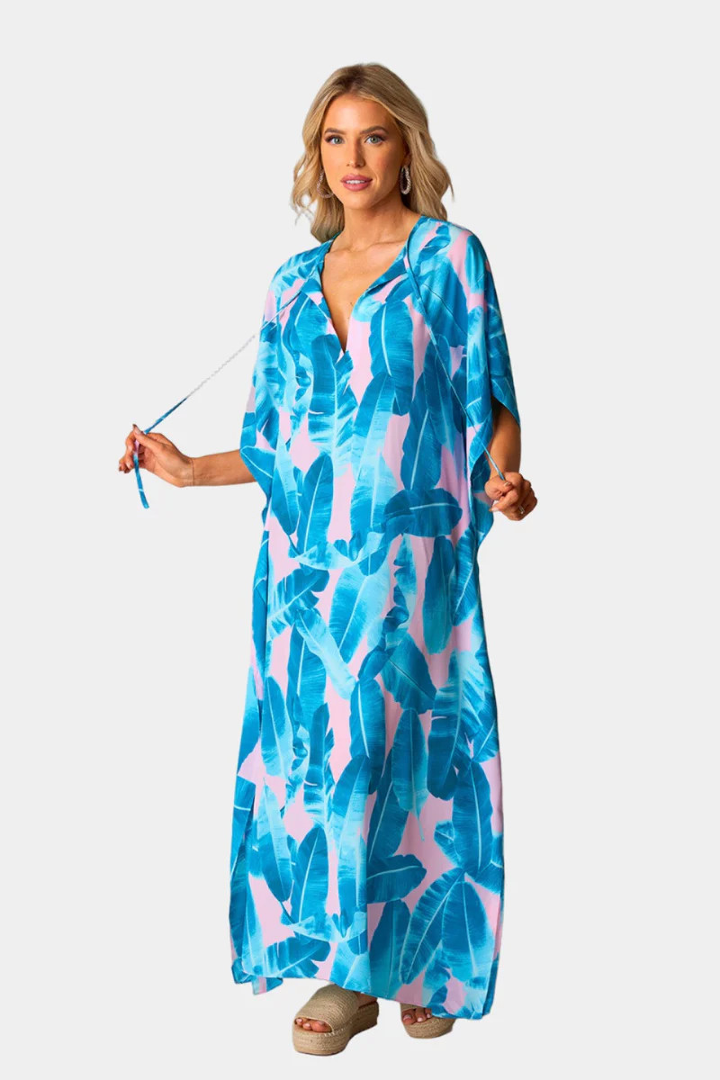 Miller Caftan Maxi Dress - Tahiti | BuddyLove