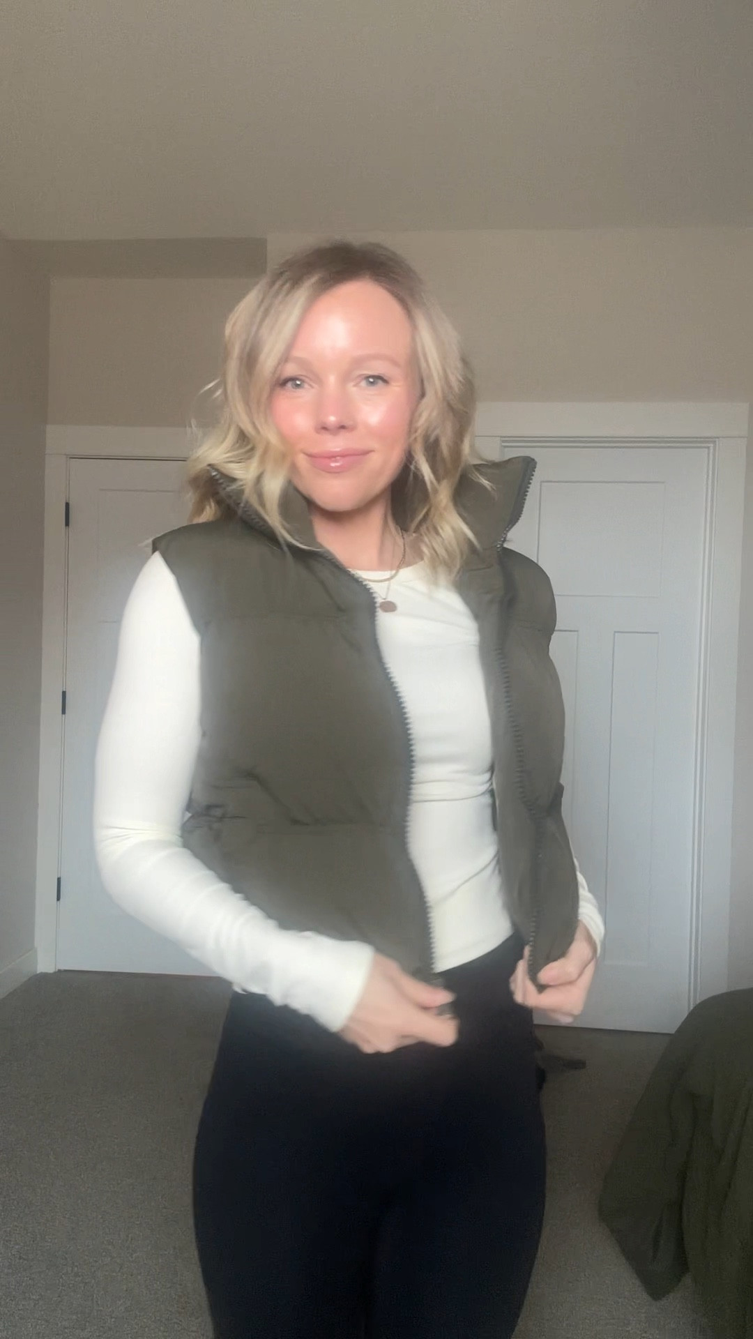 I’m wearing a small 

#LTKootd #LTKFindsUnder50