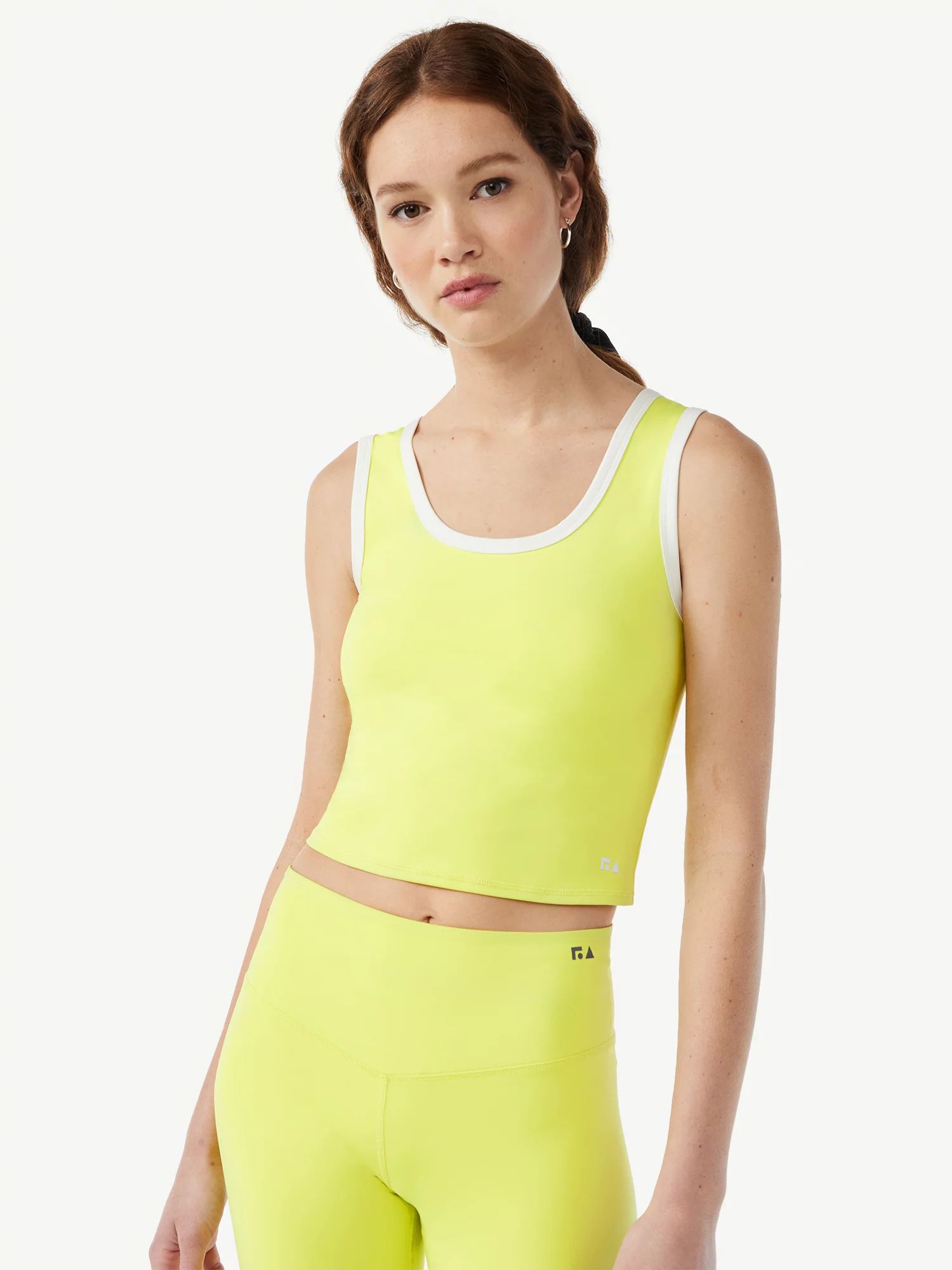 Free Assembly Women's Cropped Tank Top with Scoop Back - Walmart.com | Walmart (US)