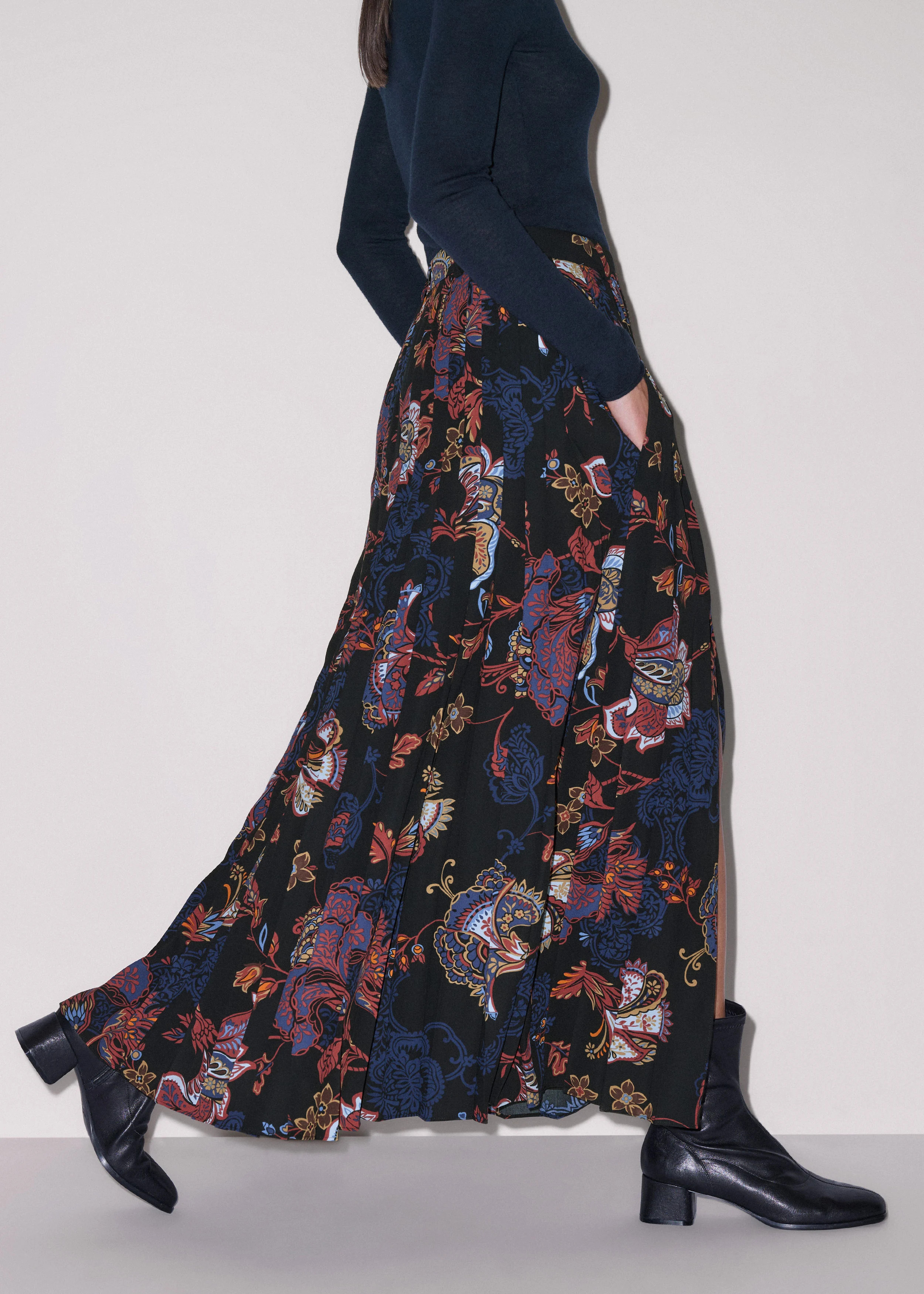 Slit Full-Length Skirt | ME+EM US