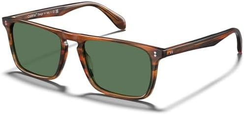 CARFIA Retro Polarized Sunglasses for Men UV Protection Hand-crafted Acetate Frame Fashion Cool S... | Amazon (US)
