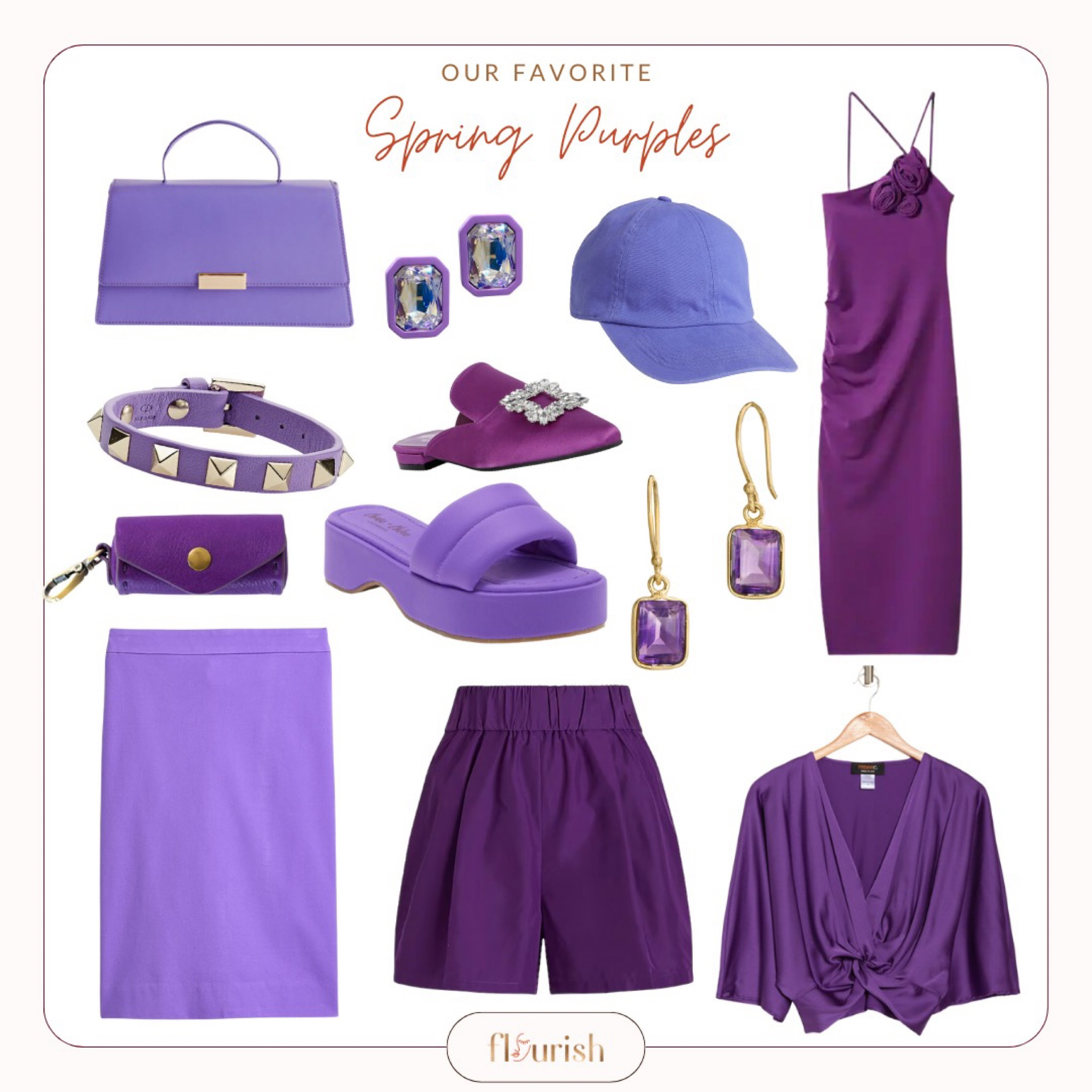Purple is such a majestic color. It has the power to elevate any outfit and is timeless year round. If you’re familiar with Color Analysis, you’ll know that there are certain colors that are best suited for each of the four seasons, differing in terms of warm vs cool, and bright vs muted. Those of you who are Springs have coloring that is bright, splashy, and warm! Check out our favorite purple finds for Springs. What better way to welcome the spring season? 
#springcolors #purple #shesaspring #coloranalysis 

#LTKFind #LTKSeasonal #LTKstyletip