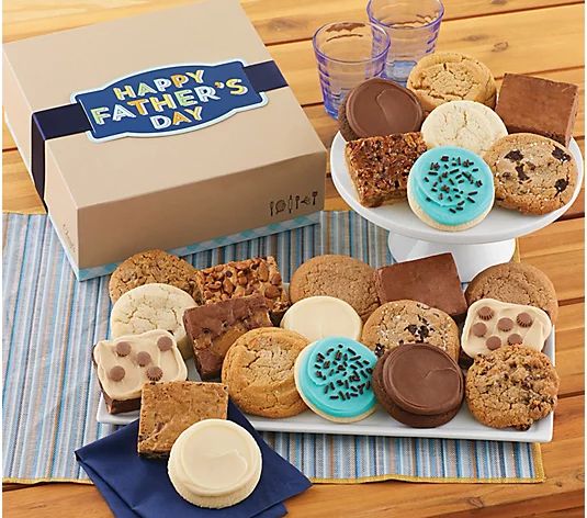 Cheryl's Father's Day 24-Piece Cookie & BrownieGift | QVC