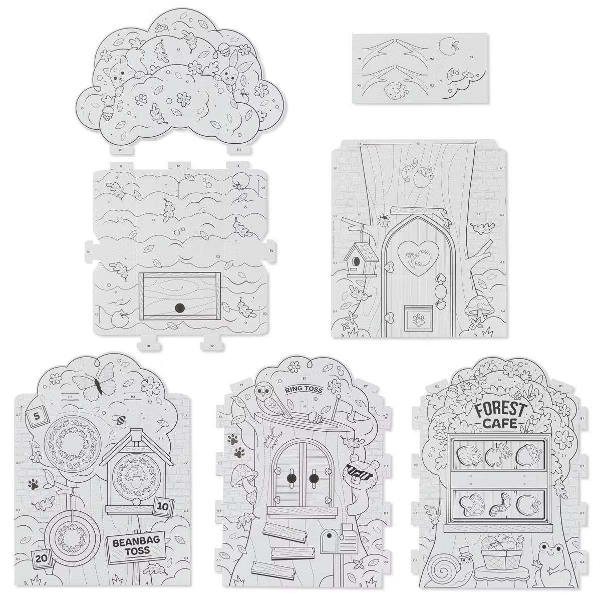 Color-Your-Own Tree House Fort - Mondo Llama™ | Target