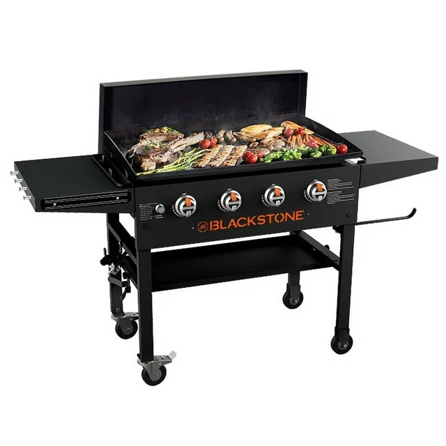 Blackstone 36" Griddle Cooking Station with Hard Cover & Side Shelves | Walmart (US)
