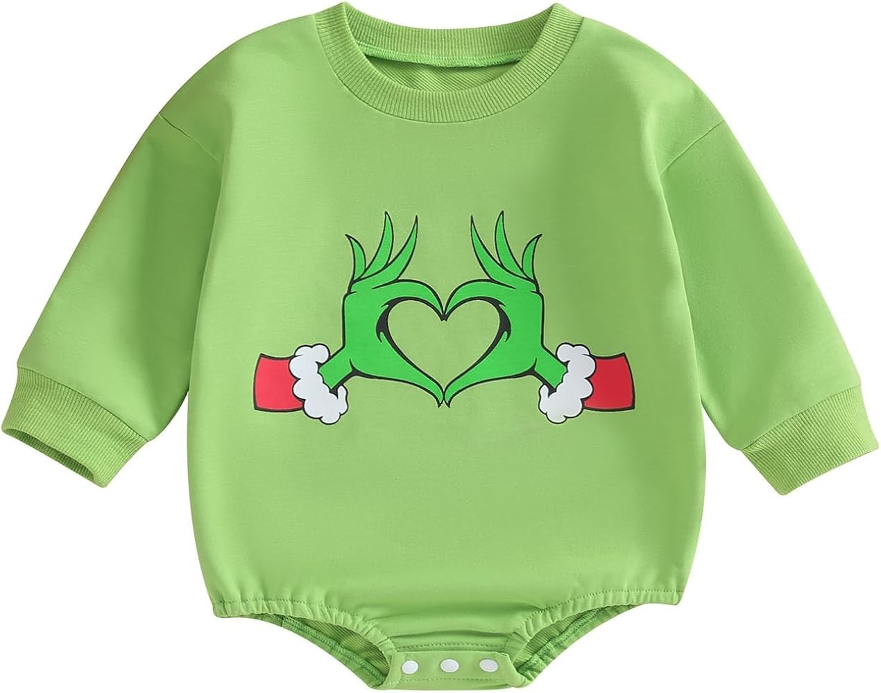 Dcohmch Baby Boy Girl Christmas Outfit Long Sleeve Romper Shirt Crew Neck Bodysuit Newborn Fall W... | Amazon (US)