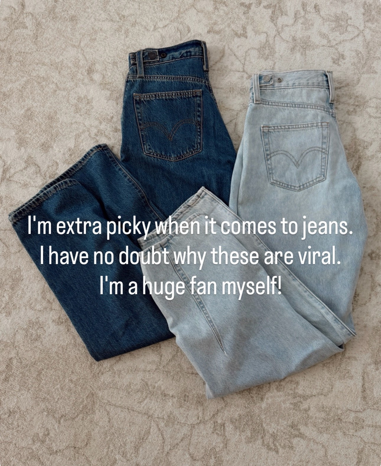 9 viral things… okay I get it now 🙌🏼 Love each and everyone of them and now I understand why they went viral! I’m just shy of 5-7” for reference
Aritzia pants: wearing the size small regular 
Target pants: XS regular 
Sweatpant jeans: I sized down one to a 24
Tank tops: XS
ZARA jacket: sized up to a medium
Levi jeans: run true to size wearing the size 25

#LTKgrwm #LTKootd #LTKSeasonal