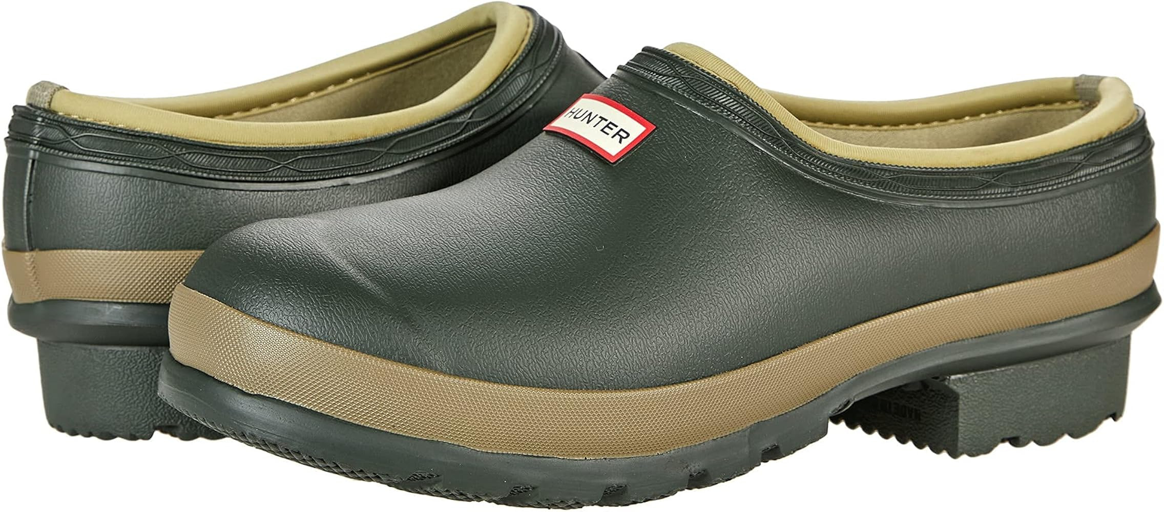 Hunter Gardener Neo Lined Clog Dark Olive/Clay 8 M | Amazon (US)