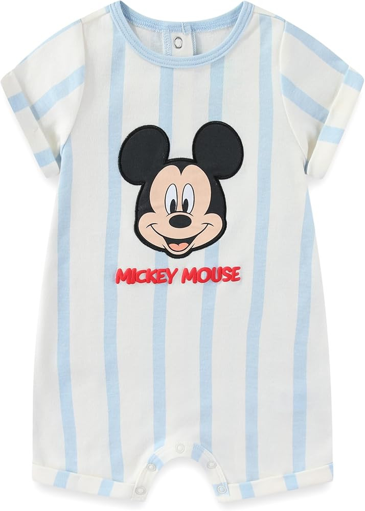 Disney Toy Story Cars Winnie the Pooh Mickey Mouse Baby Boys Romper for Newborn and Infant | Amazon (US)