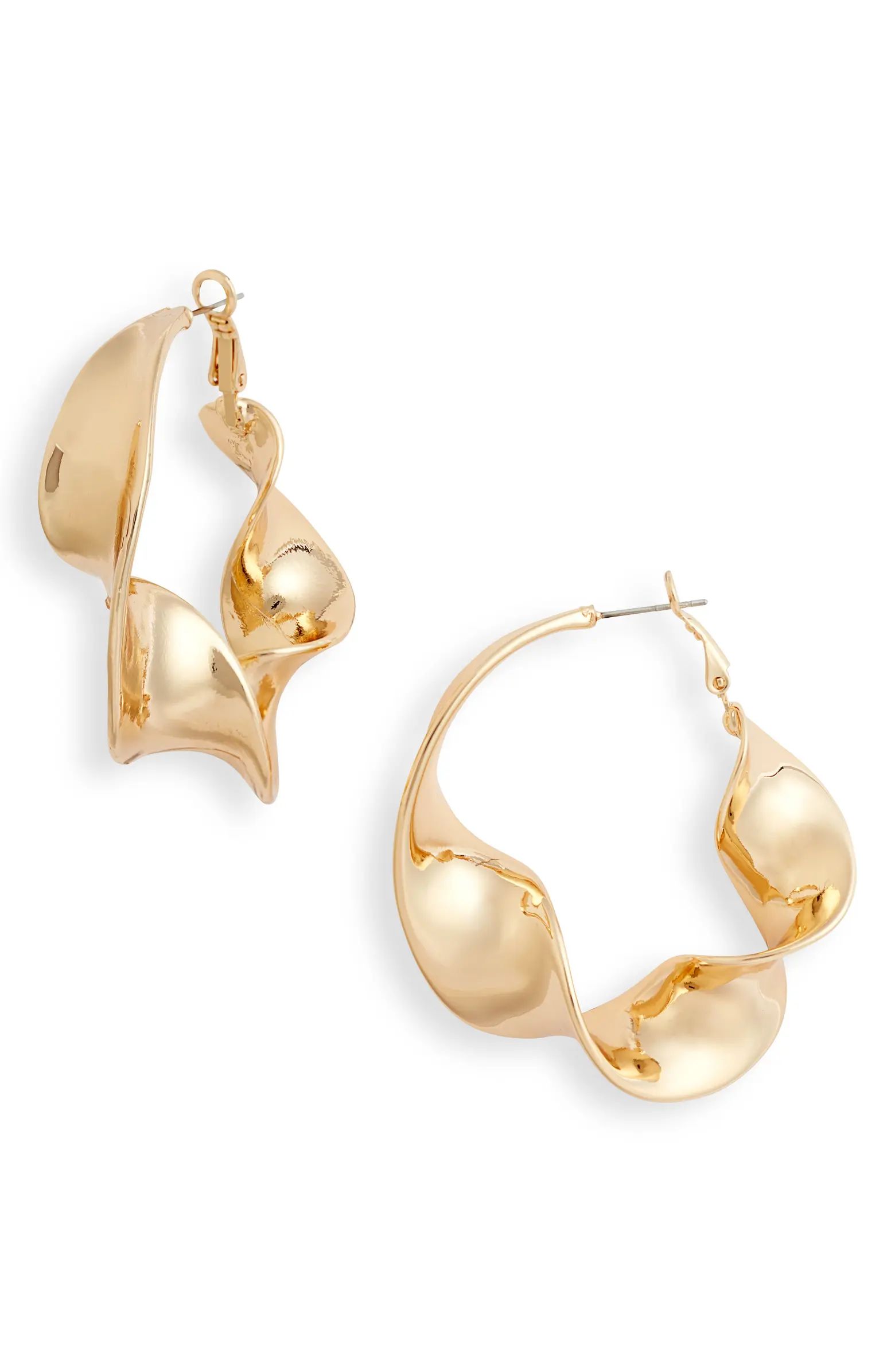 Twisted Hoop Earrings | Nordstrom