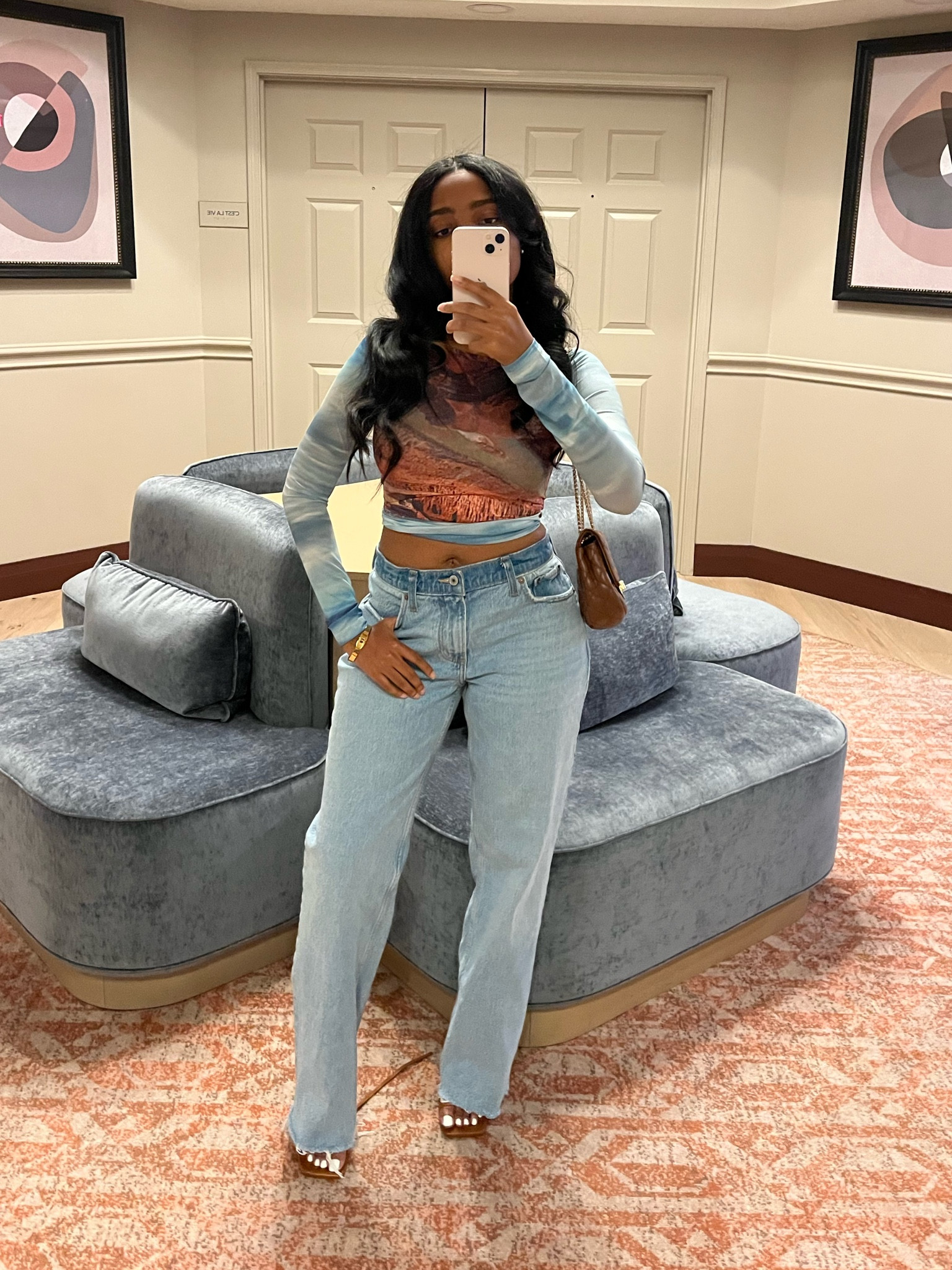 Fall Outfit of the night
Abercrombie jeans - size 25 Regular
Original Revolve Top sold out (I tagged similar items) #ootd #outfitideas

#LTKPetite #LTKFindsUnder50 #LTKFallSale