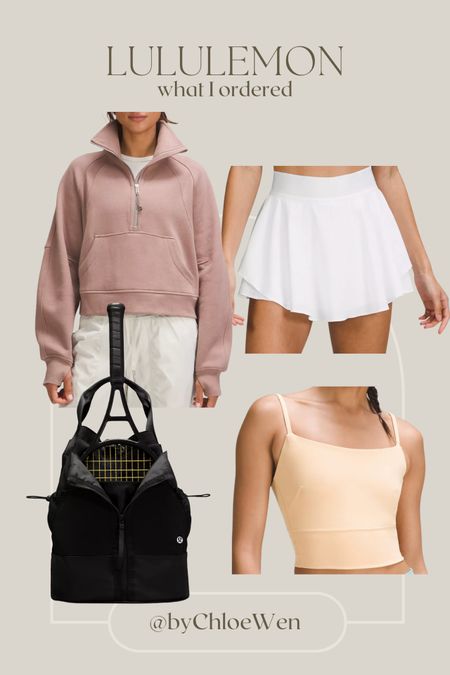 My new Lululemon order!!! So excited for this tennis bag 🥳

Top: size 4
Skirt: size 4

Activewear, workout outfit, summer outfit, loungewear 

#LTKSeasonal #LTKitbag #LTKfit