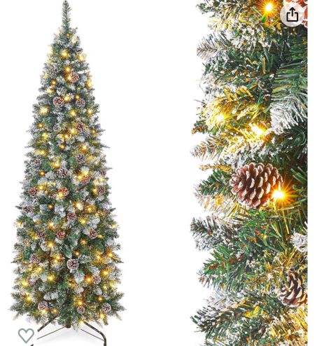 6foot, Pre-lit, flocked, with pine cones for less than $100!! Snag this beauty!

#LTKHoliday #LTKHolidaySale #LTKSeasonal