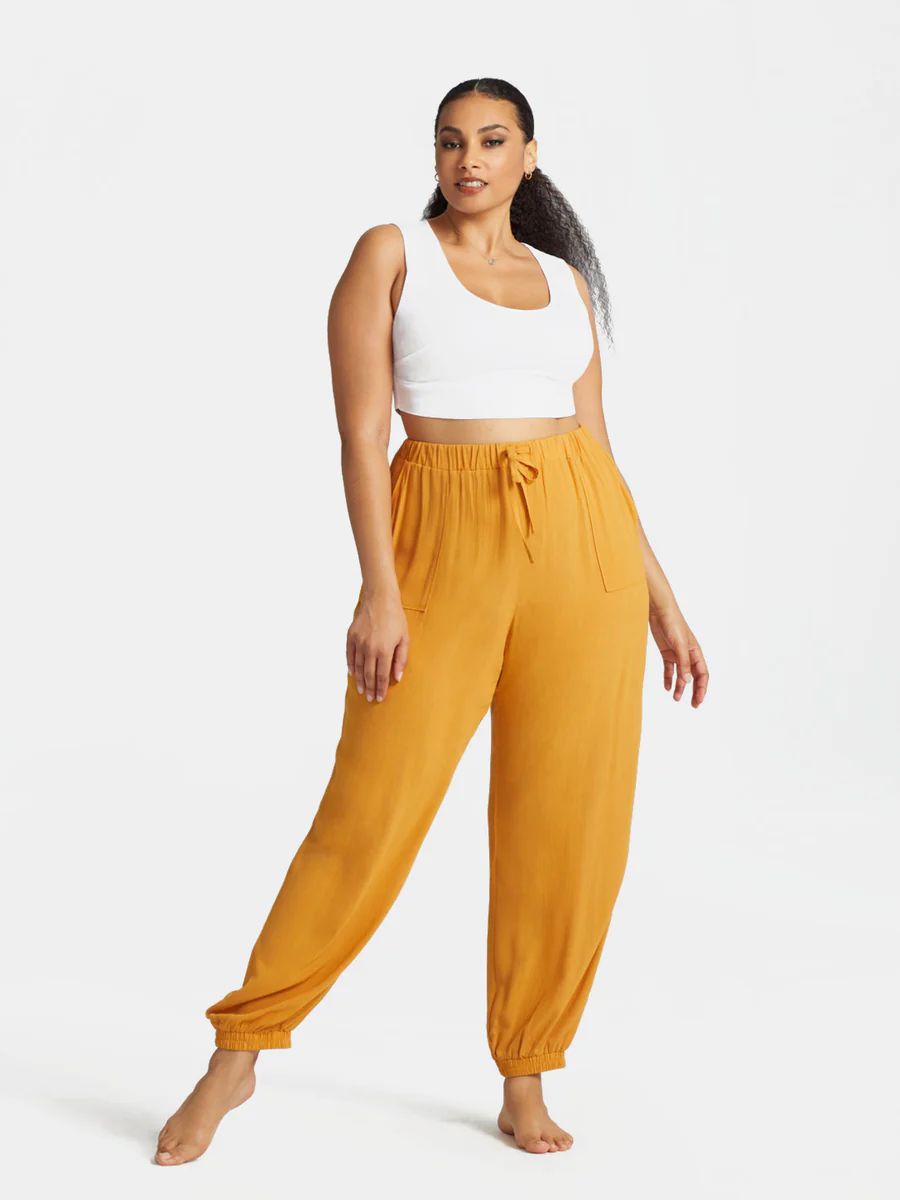 Crinkle Gauze Jogger | Lord & Taylor