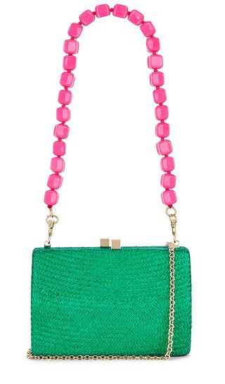Corina Clutch in Green | Revolve Clothing (Global)