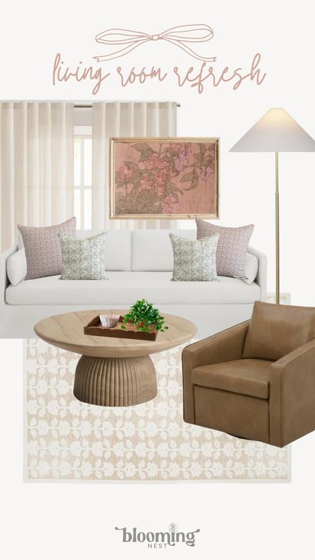 Room refresh inspo! 

THEBLOOMINGNEST Walmart Amazon wayfair Etsy Anthropologie magnolia rug living room cozy lamp art curtains coffee table sofa pillows woven nook 

#LTKStyleTip #LTKSeasonal #LTKHome