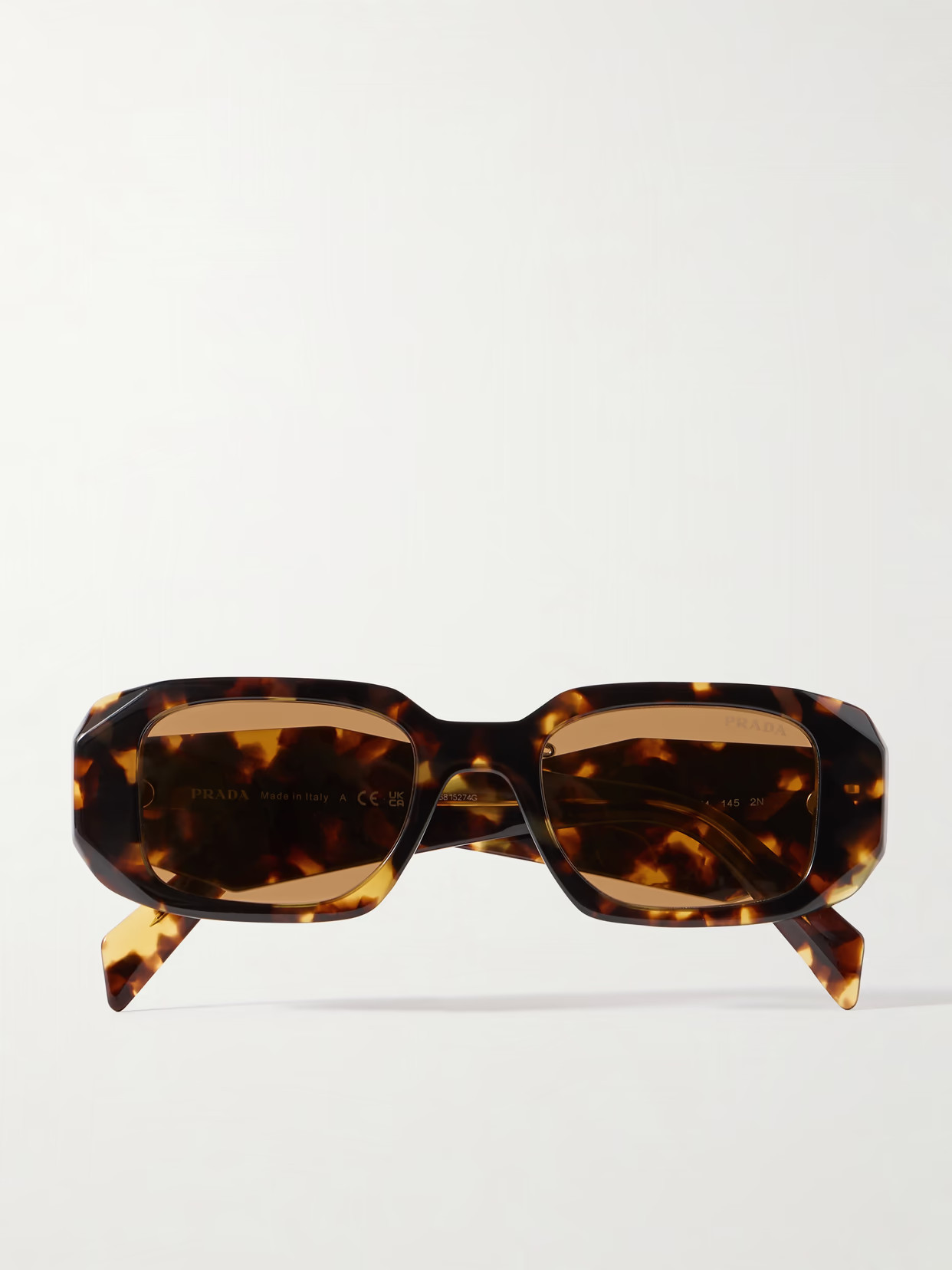 Prada Eyewear - Square-frame Tortoiseshell Acetate Sunglasses - One size | NET-A-PORTER (US)