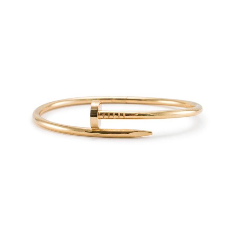 Cartier Juste Un Clou Classic 18K Yellow Gold Nail Bangle Bracelet | Walmart (US)