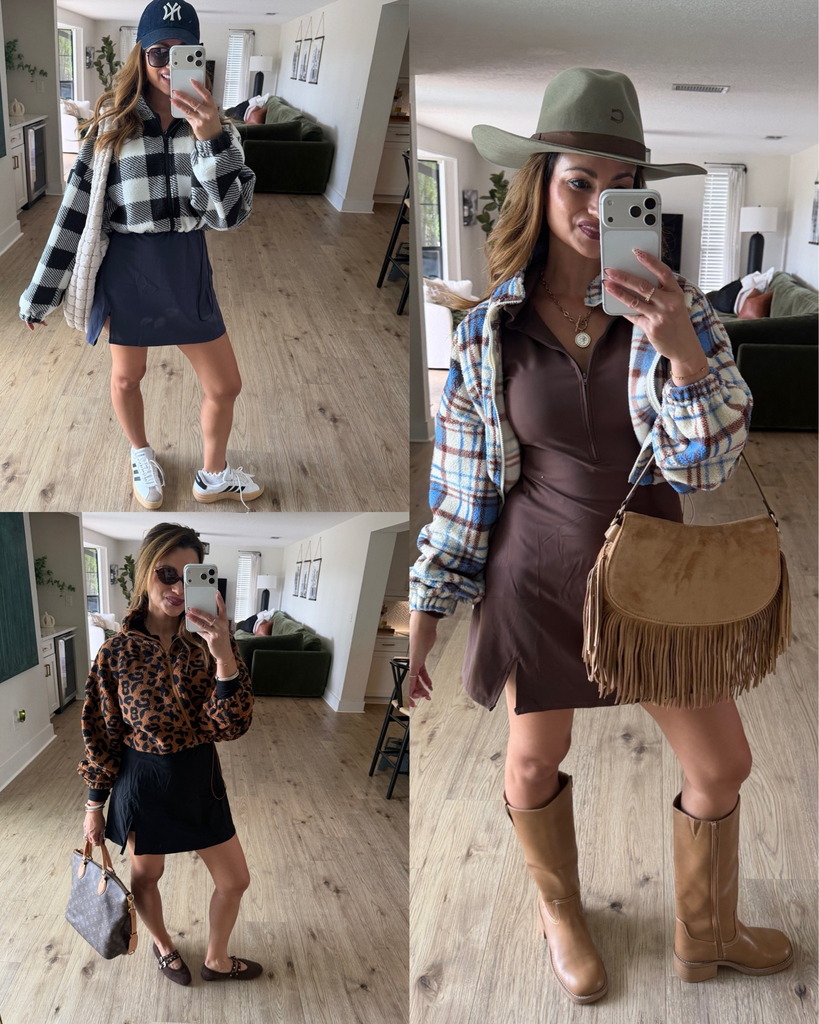 One active dress styled 3 ways 🤎⚾️🍂 From sports mom sidelines to everyday errands to a fall day out — proof you can get SO much wear out of one piece! 

active dress outfit • active dress styling • mom outfit ideas • sports mom outfit • fall mom style • casual fall outfit • athleisure outfit • fall layering ideas • busy mom outfit • versatile fall outfit

#LTKootd #LTKSeasonal #LTKActive