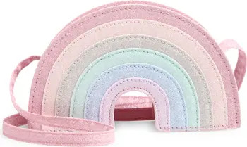 Kids' Glitter Rainbow Crossbody Bag | Nordstrom