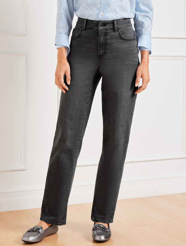 High Waist Relaxed Jeans - Carnegie Wash | Talbots