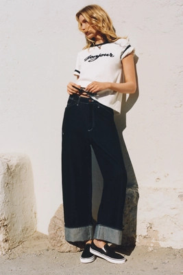 The Kayden Barrel Carpenter Jeans by Pilcro | Anthropologie (US)