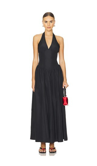 MORE TO COME Bexley Maxi Dress in Black. - size M | Revolve Clothing (Global)