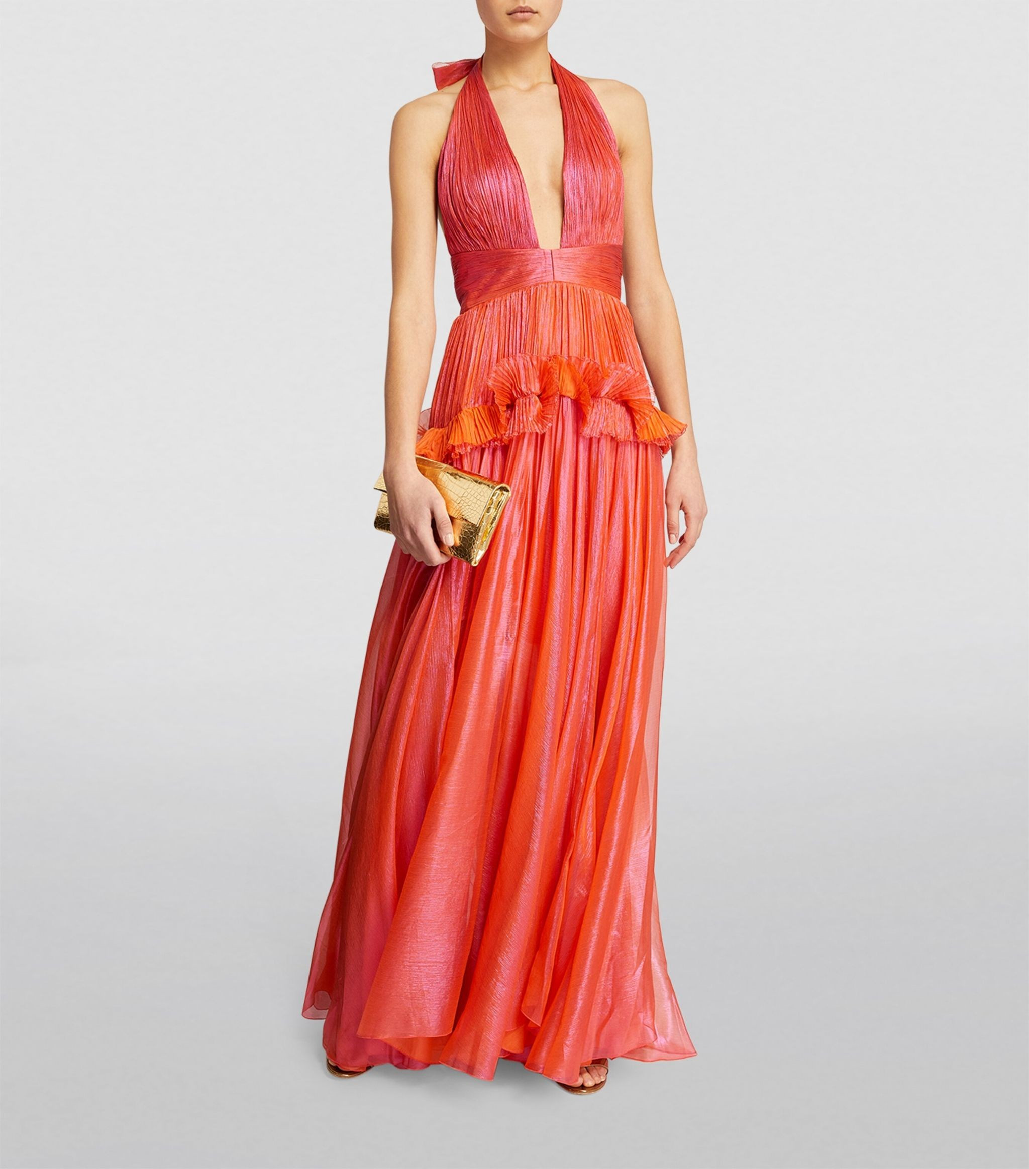 Silk Halterneck June Gown | Harrods