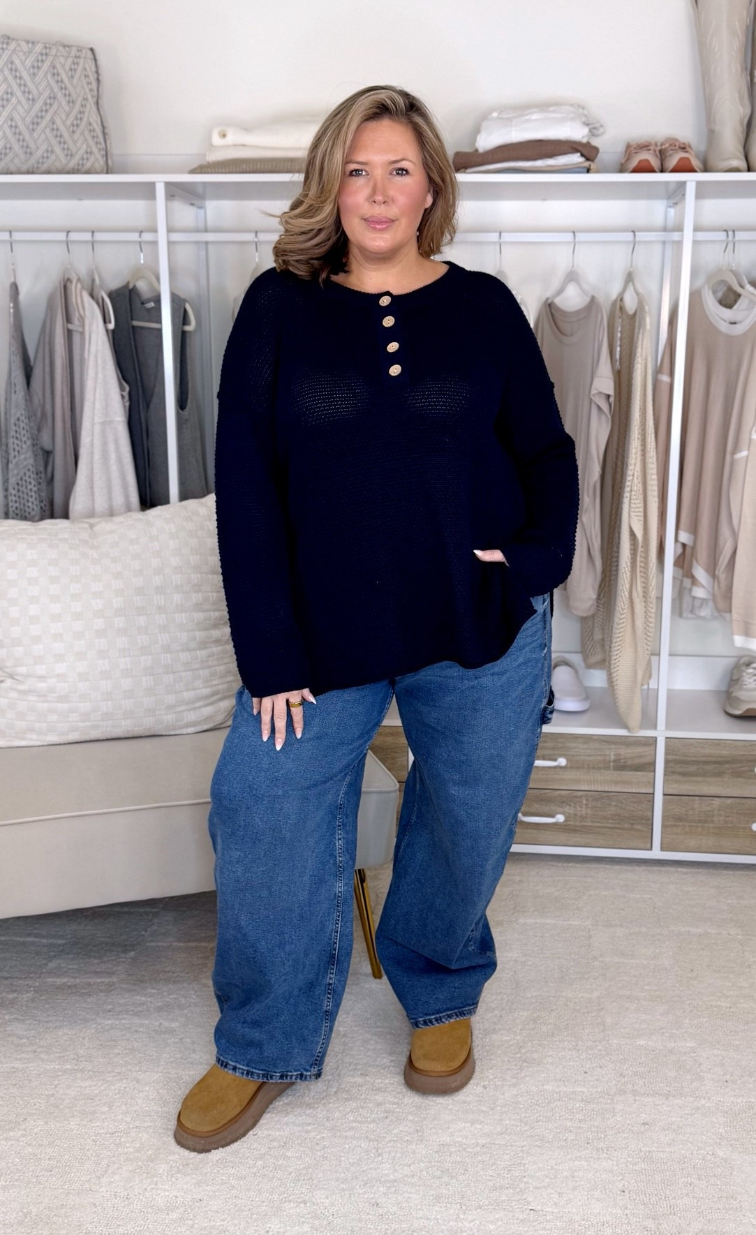 Wearing a 3X in the top and 20 in the jeans!

Plus size fashion, everyday outfit ideas, comfy casual, trendy fashion, mom style, midsize fashion, wide leg jeans

#LTKMidsize #LTKPlusSize #LTKOver40