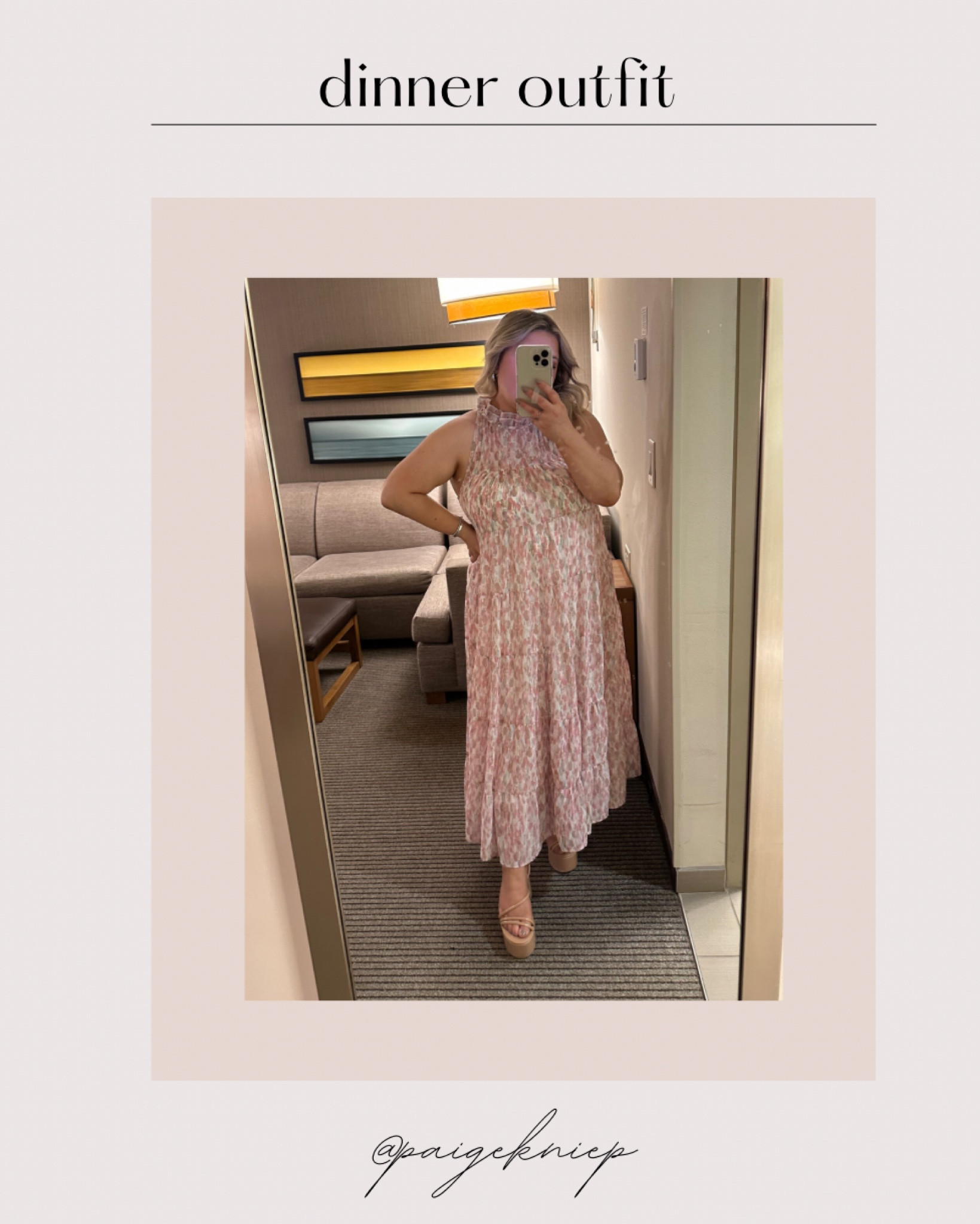 Dinner outfit in Charleston! Linked similar dress options. Halter dress, heels, dinner outfit, fall, travel 

#LTKunder50 #LTKtravel #LTKwedding