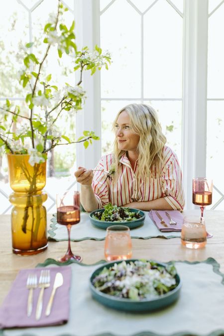 Lunch date, anyone?? Set up a cute tablescape in honor of Gretchen’s workaversary, featuring a few of my favorite finds from @Anthropologie :) (PS. if your mom is like me and she loves entertaining, these would make great Mother’s Day gifts!) #ad #anthropartner

#LTKparties #LTKhome #LTKGiftGuide