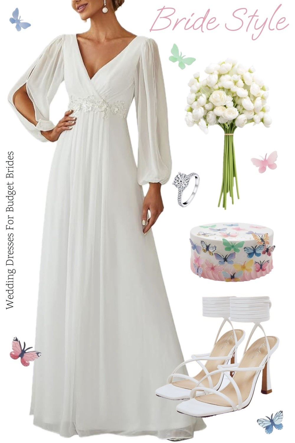 Affordable wedding day outfit for the bride. All on Amazon. 

#brideonabudget #travelring #destinationwedding  
#affordablebridal #backyardweddings #founditonamazonfashion #engagementphotoshootdress #engagementpartydress #rehearsaldinnerdress #receptiondress

#LTKWedding #LTKSeasonal