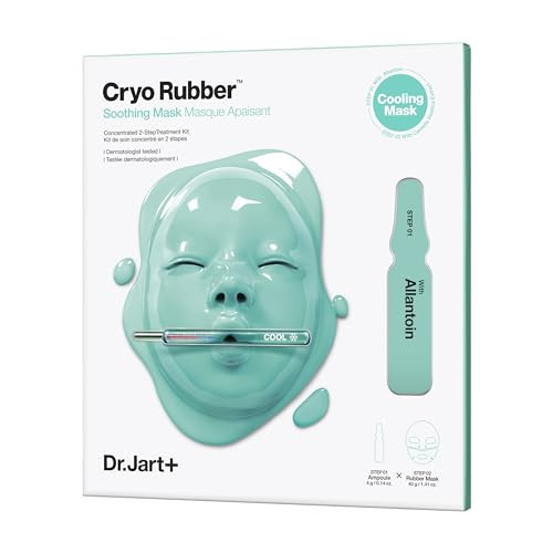 Dr.Jart+ Cryo Rubber Soothing Korean Face Mask | Hydrates and Reduces Redness | Korean Skin Care | Travel Size, 1 Pack | Amazon (US)