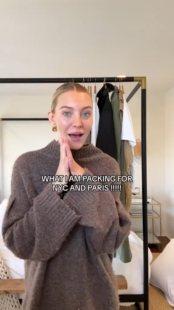 What I’m packing for NYC and Paris !!!