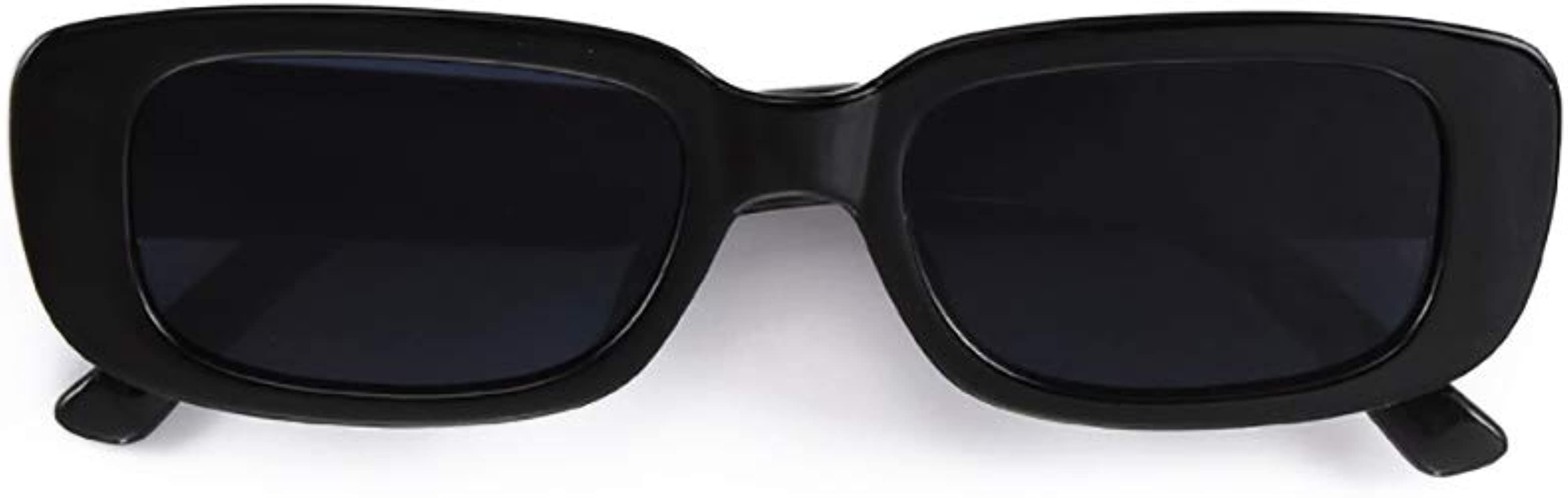 BOJOD Rectangle Sunglasses for Women Retro Fashion Sunglasses UV 400 Protection Square Frame Eyewear | Amazon (US)