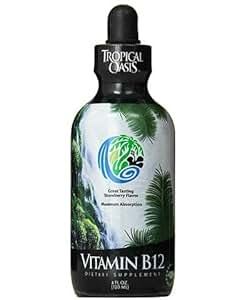 Tropical Oasis Liquid Vitamin B12 - Up to 96% Absorption - Help Fights fatigue and promotes red bloo | Amazon (US)
