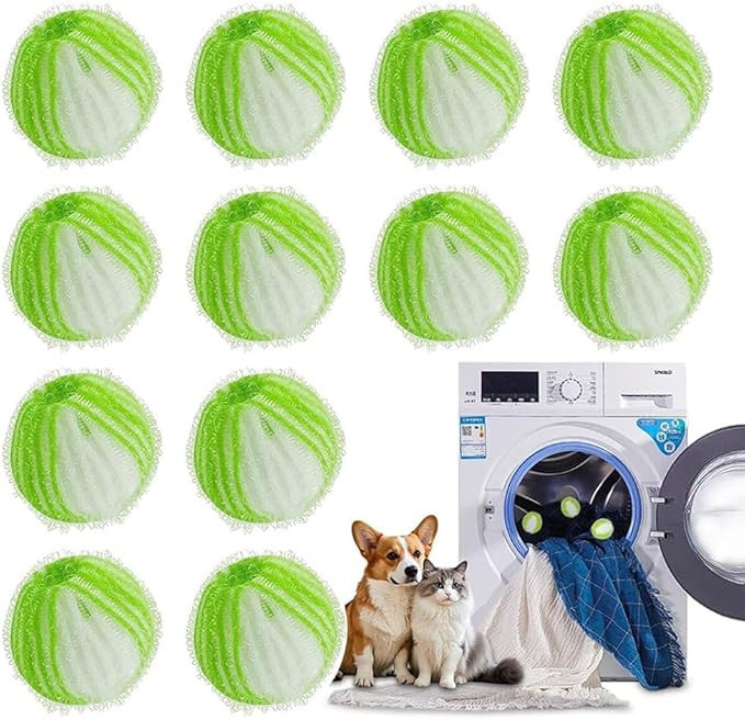 Hair Remover for Laundry Reusable Lint Catcher and Washing Machine Dryer Balls for Removing Dog a... | Amazon (US)