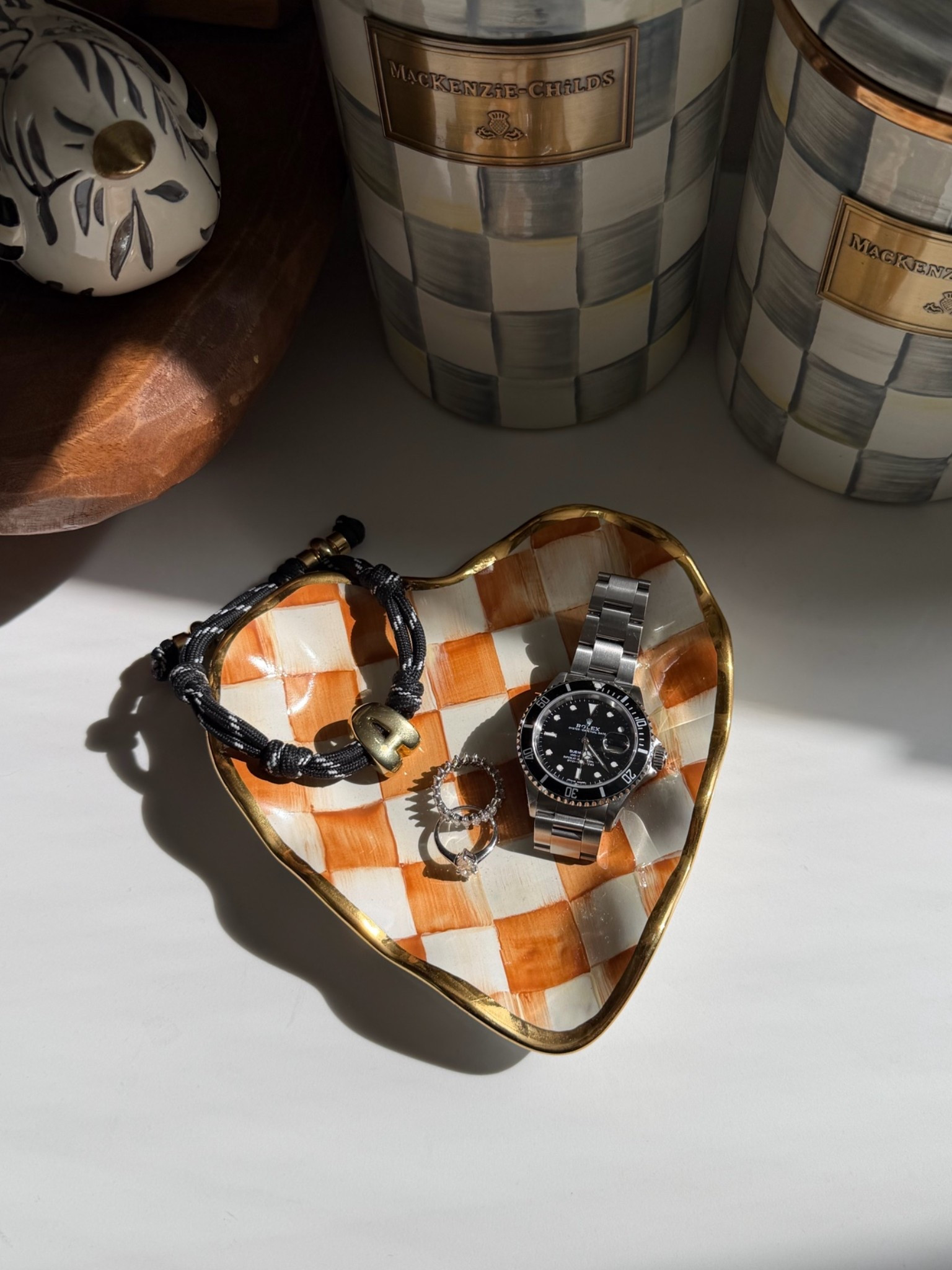 My @MacKenzie-Childs Ginger Check fluted heart plate is on major sale for $89 from $150! These pieces are all handmade in aurora, NY!

#LTKSaleAlert #LTKHome