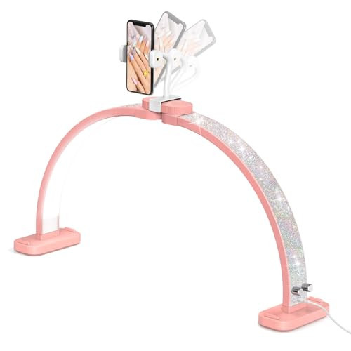 Cedar Assembly - Lighted Makeup for Desk Professional Premium Quality Stylish Design Modern Elegant High Performance - Pink | Best Buy U.S.