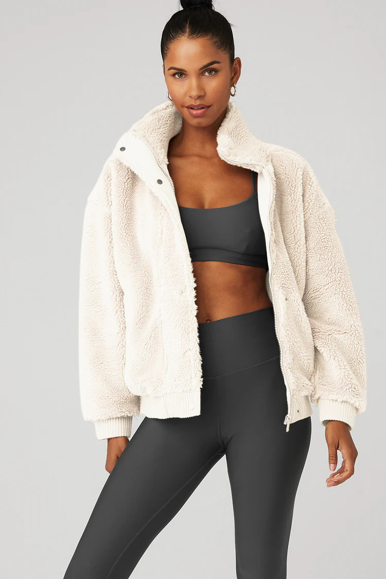 Sherpa Varsity Jacket | Alo Yoga (US)