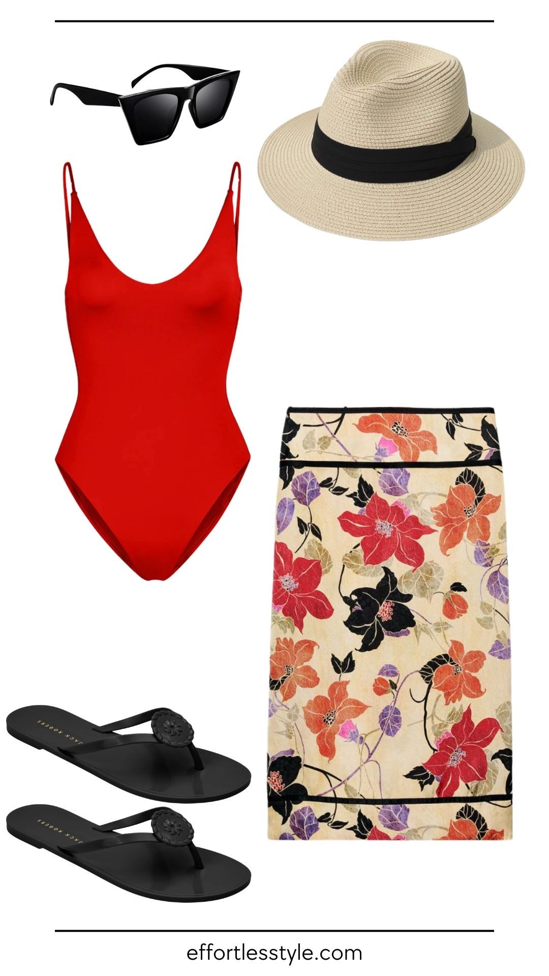 Vacation outfits should feel as effortless as they look. This look is the perfect combination of chic, comfortable, and easy to wear, whether you're heading to the beach, relaxing by the pool, exploring a coastal town, or enjoying a resort getaway.

This outfit features a flattering swimsuit paired with a versatile cover-up skirt, a classic sun hat for added sun protection, timeless sunglasses, and comfortable flip-flops that complete the look. These are the kinds of staple pieces you'll reach for again and again throughout your vacation.

The best part? Every piece is easy to mix and match with other items already in your suitcase, making packing simpler while still giving you plenty of stylish outfit options.

Everything featured in this look is linked down below so you can shop each piece and recreate the outfit with ease. Whether you're planning your next tropical vacation or simply updating your warm-weather wardrobe, this outfit is a great place to start.

#LTKootd #LTKgrwm #LTKdayinmylife