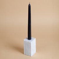 Natural Marble Candlestick Holder Aegean White Stone, 3.9 | Etsy (US)